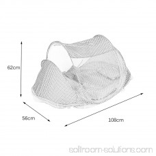 4 Pcs Comfortable Baby Bed Portable Folding Mosquito Net Newborn Sleep Bed Travel Bed Pillow Set For 0-3 Years